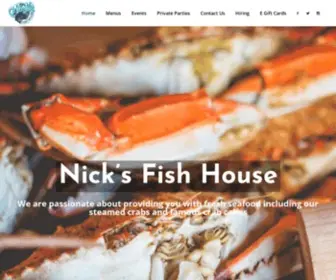 Nicksfishhouse.com(Baltimore MD Crab Restaurant & Bar) Screenshot