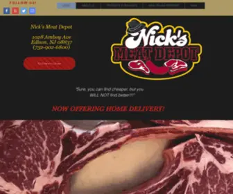 Nicksprimemeats.com(Nicksmeatdepot) Screenshot