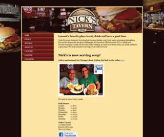 Nickstavern.net(Home of the famous Nickburger) Screenshot