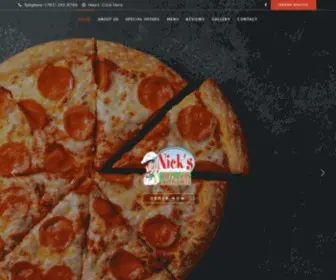 Nickstogo.com(Nicks Pizza Subs and Roast Beef) Screenshot