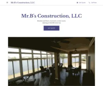 Nickthecontractor.com(Mr.B's Construction) Screenshot