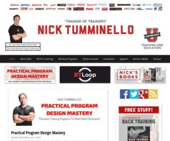 Nicktumminello.com(Personal Trainer Continuing Education) Screenshot