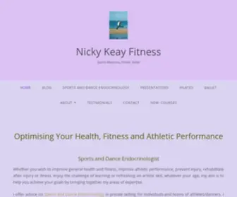 Nickykeayfitness.com(Nicky Keay) Screenshot