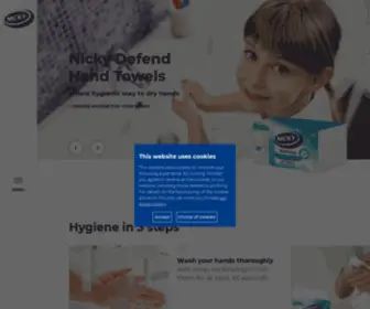 Nickytissue.co.uk(Tissue Products for your Household) Screenshot