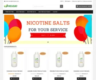 Nicliquid.com(1000mg Pure Nicotine) Screenshot