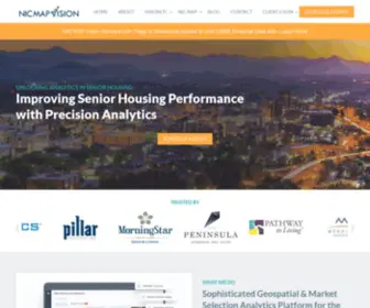 NicmapVision.com(Leading Senior Housing Analytics) Screenshot