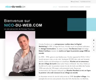 Nico-DU-Web.com(Entrepreneur wallon) Screenshot