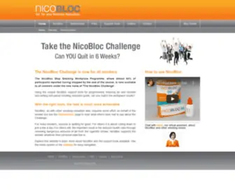 Nicobloc.com(Reduces Tar and Nicotine) Screenshot