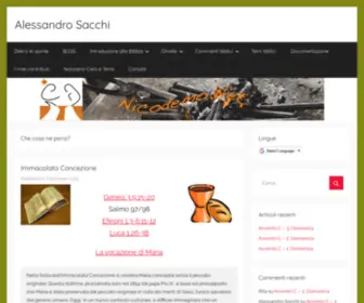 Nicodemo.net(Alessandro Sacchi) Screenshot
