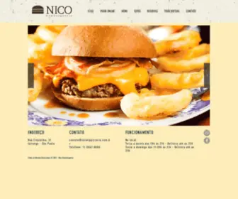 Nicohamburgueria.com.br(Nico Hamburgueria) Screenshot