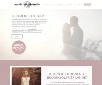 Nicolai-Brudekjoler.dk(Brudekjoler København) Screenshot