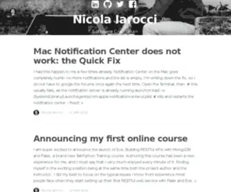 Nicolaiarocci.com(Nicola Iarocci) Screenshot