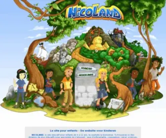 Nicoland.com(Jeux pour enfants : jeux éducatifs en ligne) Screenshot