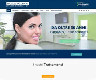 Nicolapaoleschi.it(Studi Dentistici Nicola Paoleschi) Screenshot