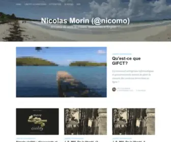 Nicolasmorin.com(Nicolas Morin (@nicomo)) Screenshot