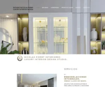 Nicolaspierry.com(Estudio Nicolas Pierry. Remodelamos casas y departamentos de manera integral) Screenshot