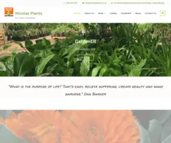 Nicolasplants.co.za(Nicolas Plants) Screenshot