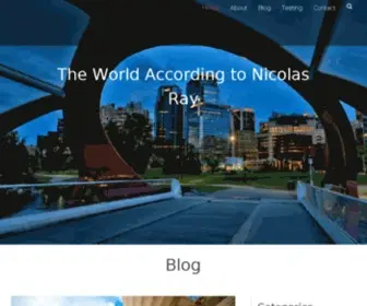 Nicolasray.com(Nicolas Ray) Screenshot