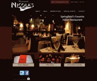 Nicolasristorante.com(Nicola's Ristorante) Screenshot