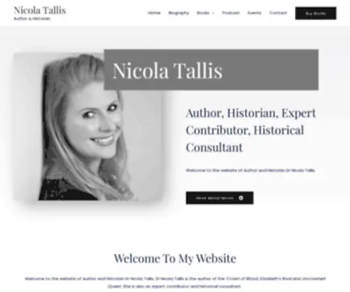 Nicolatallis.com(Nicola Tallis) Screenshot