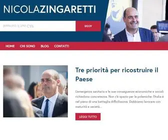Nicolazingaretti.it(Nicola Zingaretti) Screenshot