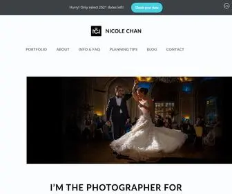 Nicolechanphotography.com(Boston Wedding Photographer) Screenshot