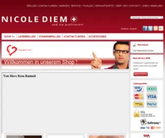 Nicolediem.ch(Brille günstig online bestellen) Screenshot