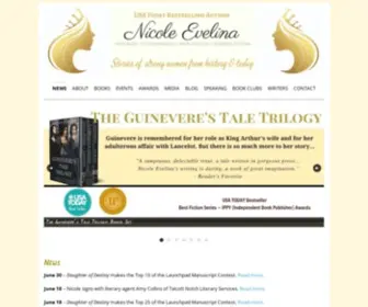 Nicoleevelina.com(USA Today Bestselling Author) Screenshot