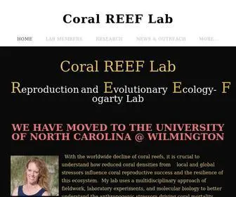 Nicolefogarty.com(Coral REEF Lab) Screenshot