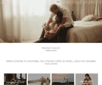 Nicolegulau.com(Home Nicole Gulau Photography) Screenshot