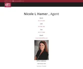 Nicolehamer-FFbic.com(Agent Website) Screenshot