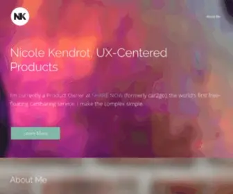 Nicolekendrot.com(Nicole Kendrot) Screenshot