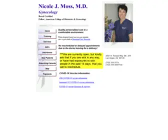 Nicolemossmd.com(Nicole J) Screenshot