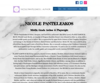 Nicolepanteleakos.com(Nicole Panteleakos  ) Screenshot