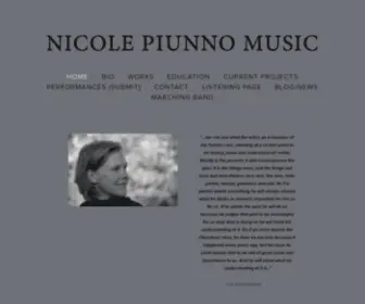 Nicolepiunno.com(Nicole Piunno) Screenshot