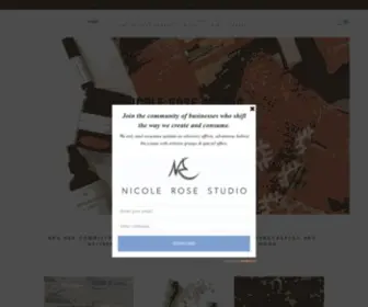 Nicolerosestudio.com(Nicole Rose Studio Inc) Screenshot