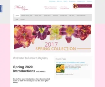 Nicolesdaylilies.com(Nicole's Daylilies) Screenshot