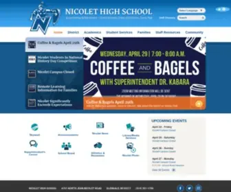Nicolet.us(Nicolet High School) Screenshot