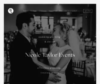 Nicoletaylorevents.com(Nicole Taylor Events) Screenshot