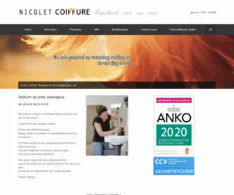 Nicoletcoiffure.nl(Nicolet coiffure) Screenshot