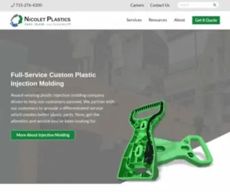 Nicoletplastics.com(Nicolet Plastics) Screenshot