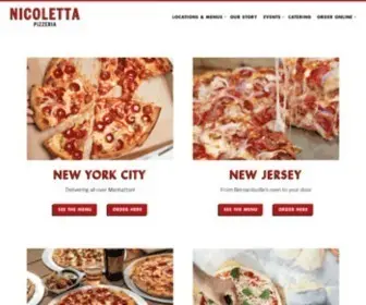 Nicolettapizza.com(Nicoletta Pizza) Screenshot