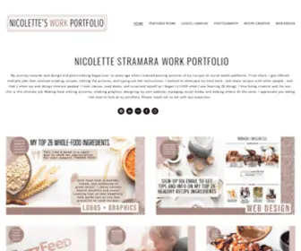 Nicoletteportfolio.com(Nicolette Stramara Portfolio) Screenshot