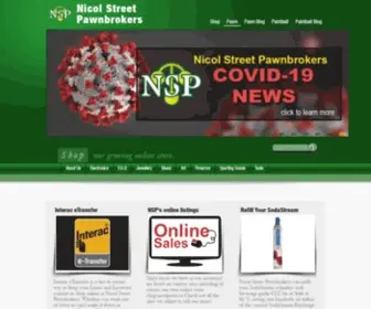 Nicolpawn.ca(Nicol Street Pawn) Screenshot