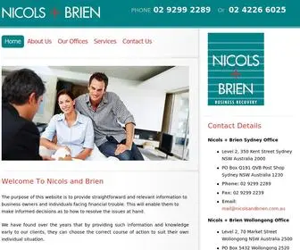 Nicolsandbrien.com.au(Nicols and Brien) Screenshot