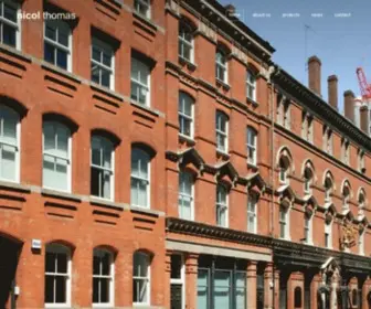 Nicolthomas.co.uk(Nicol Thomas Architects Birmingham & Oldham) Screenshot