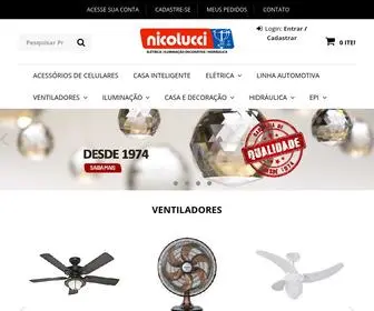 Nicolucci.com.br(Os melhores produtos para o seu lar) Screenshot