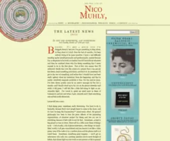 Nicomuhly.com(Nico Muhly) Screenshot