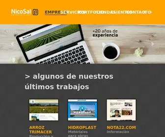 Nicosal.com(NicoSal soluciones web) Screenshot