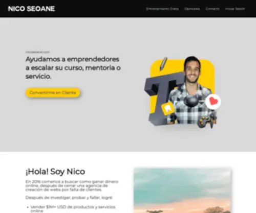 Nicoseoane.com(Nico Seoane) Screenshot